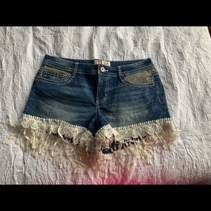 Jean short  with beautiful design